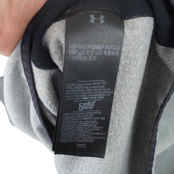 Under Armour Mens 1/4 Zip ColdGear Loose Fit Zip Pullover Sweatshirt Size L - Picture 6 of 6